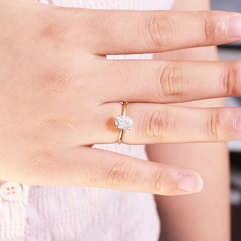 North star diamond Minimalist Engagement Ring – FYMJewelryDesign